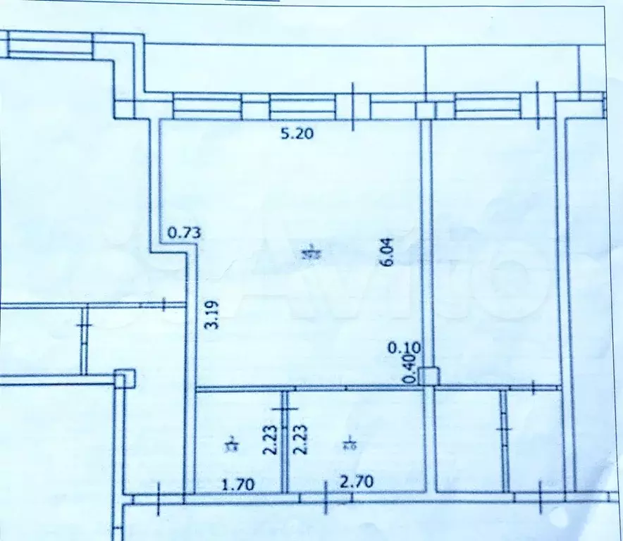 Квартира-студия, 44,8 м, 1/9 эт. - Фото 0