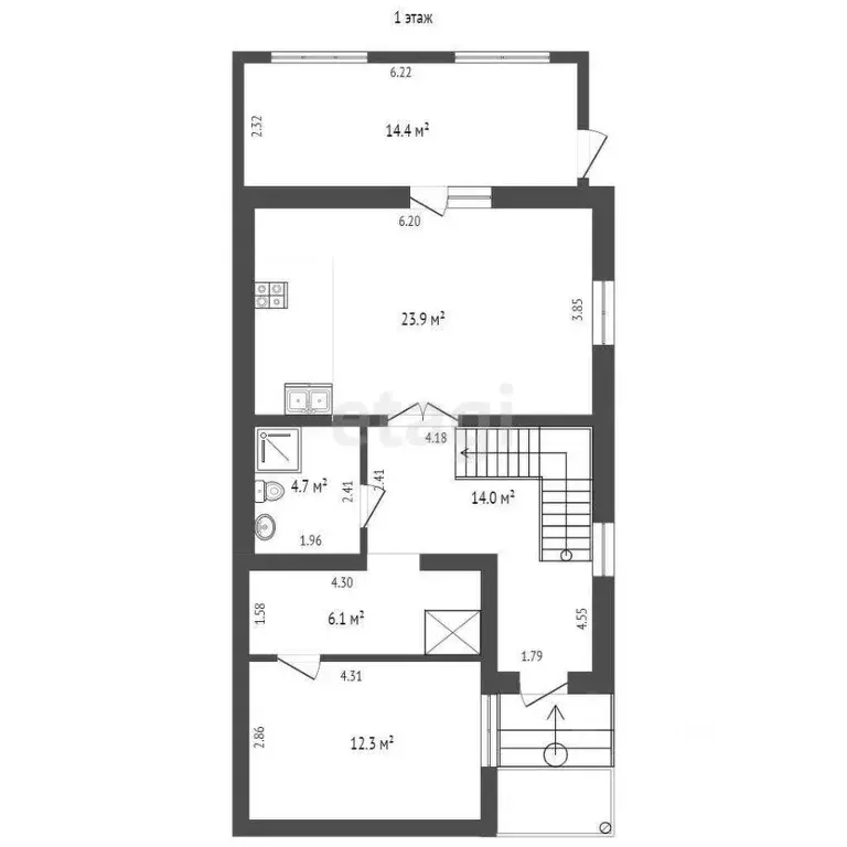 Дом в Севастополь ул. Анатолия Халина, 13 (137 м) - Фото 2
