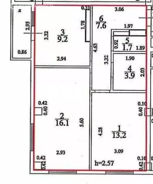 2-комнатная квартира: Ульяновск, микрорайон Новый Город, проспект ... - Фото 1