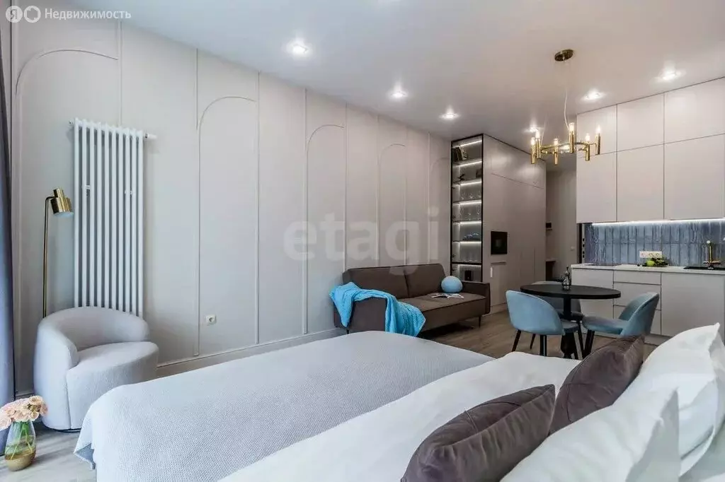 Квартира-студия: Зеленоградск, улица Гагарина, 87 (33 м) - Фото 1