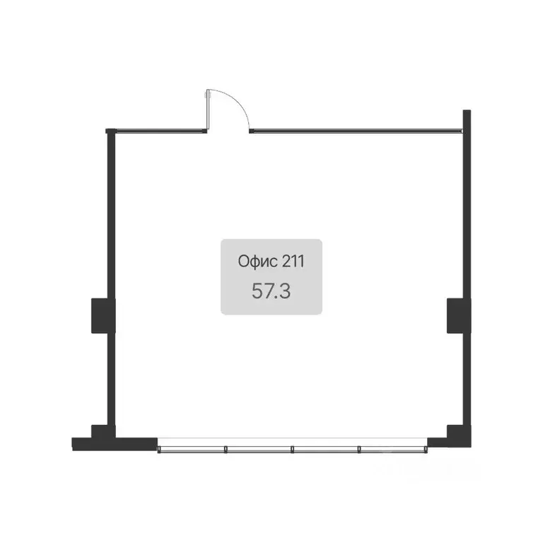 Офис в Краснодарский край, Краснодар Российская ул., 93А (57 м) - Фото 1