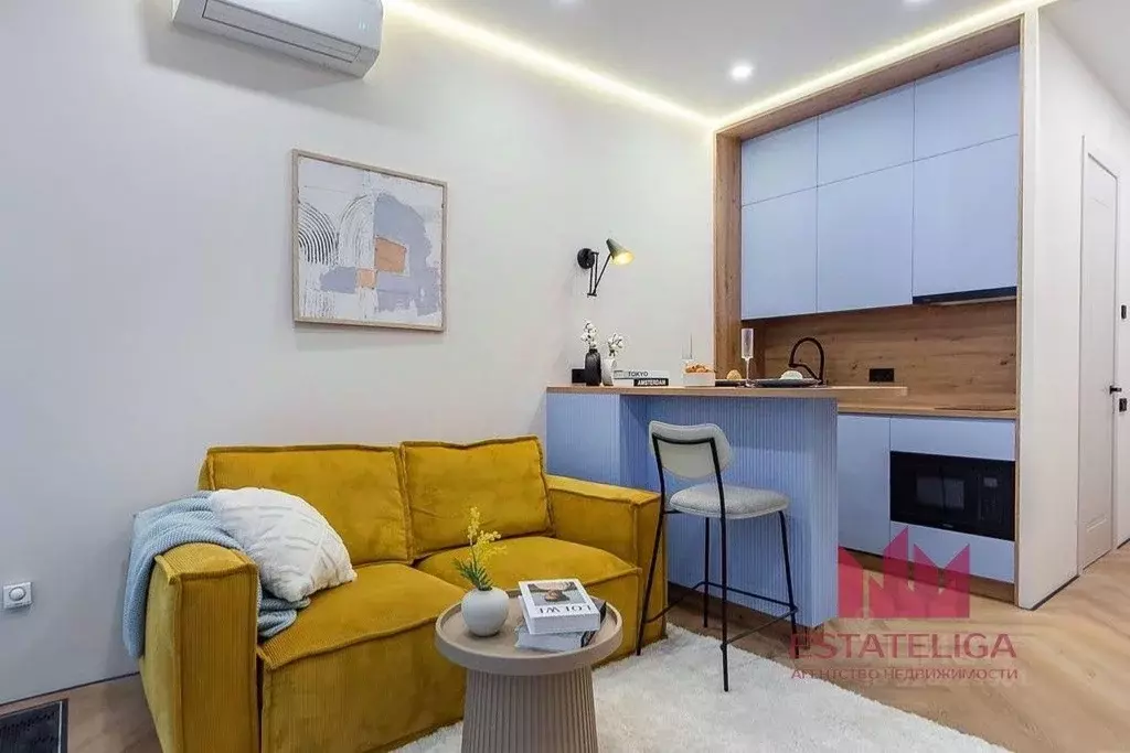 Студия Москва ул. Даниловский Вал, 1А (34.0 м) - Фото 1