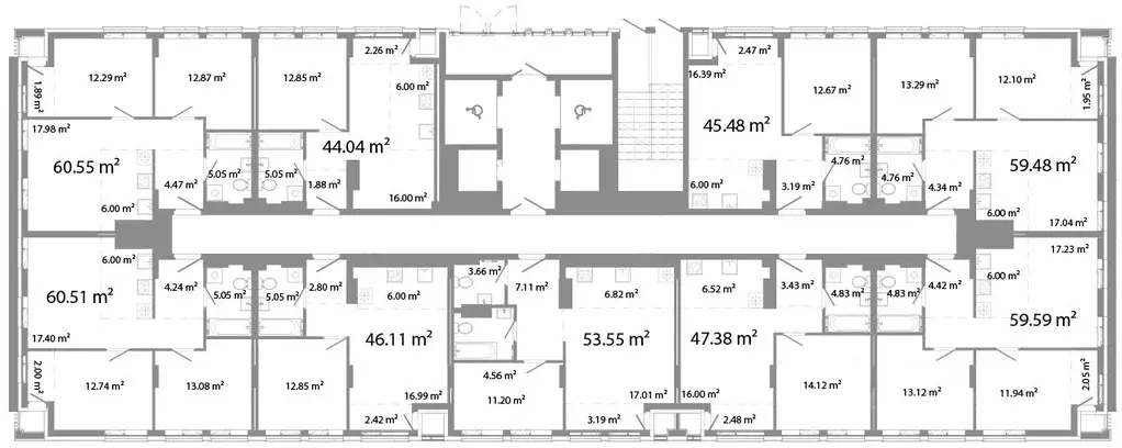 2-к кв. Челябинская область, Челябинск ул. Худякова, 18/4 (44.04 м) - Фото 1