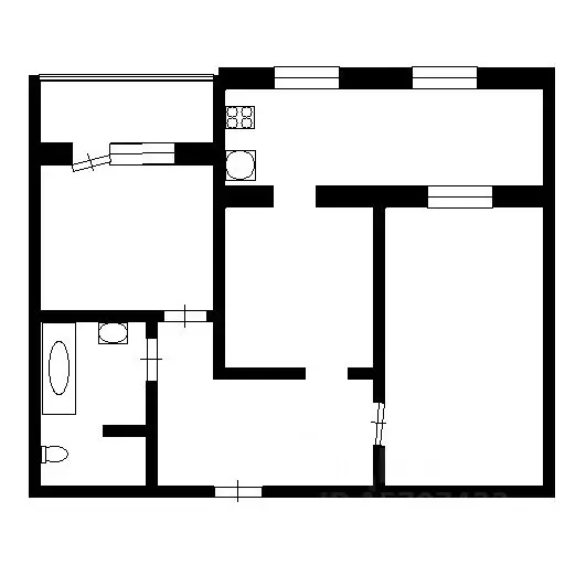 3-к кв. Санкт-Петербург ул. Ильюшина, 11 (62.5 м) - Фото 2