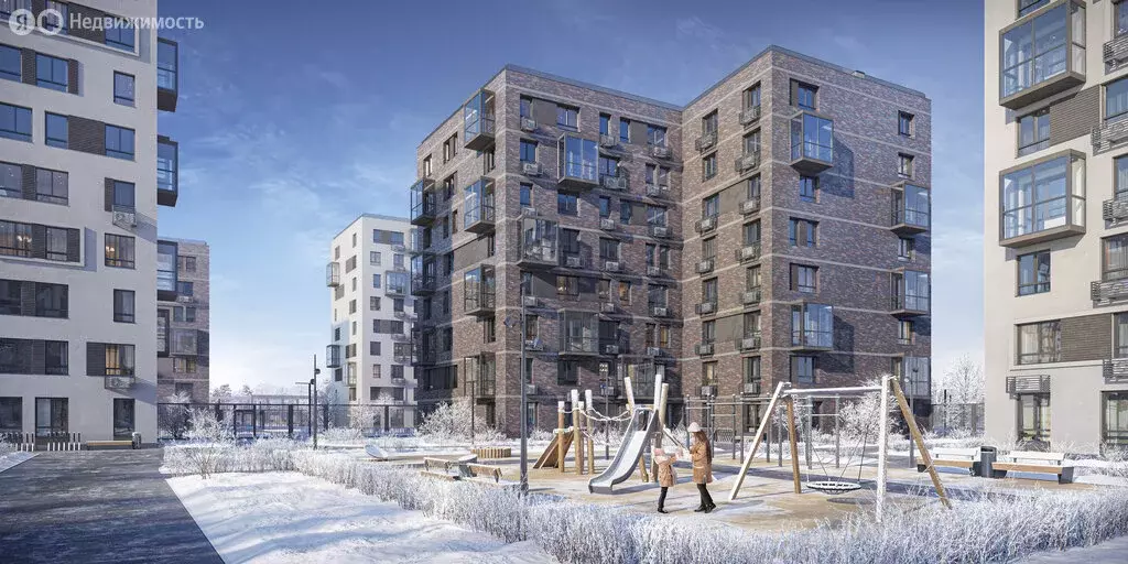 3-комнатная квартира: посёлок Песочный, Центральная улица, 79 (91.7 м) - Фото 1