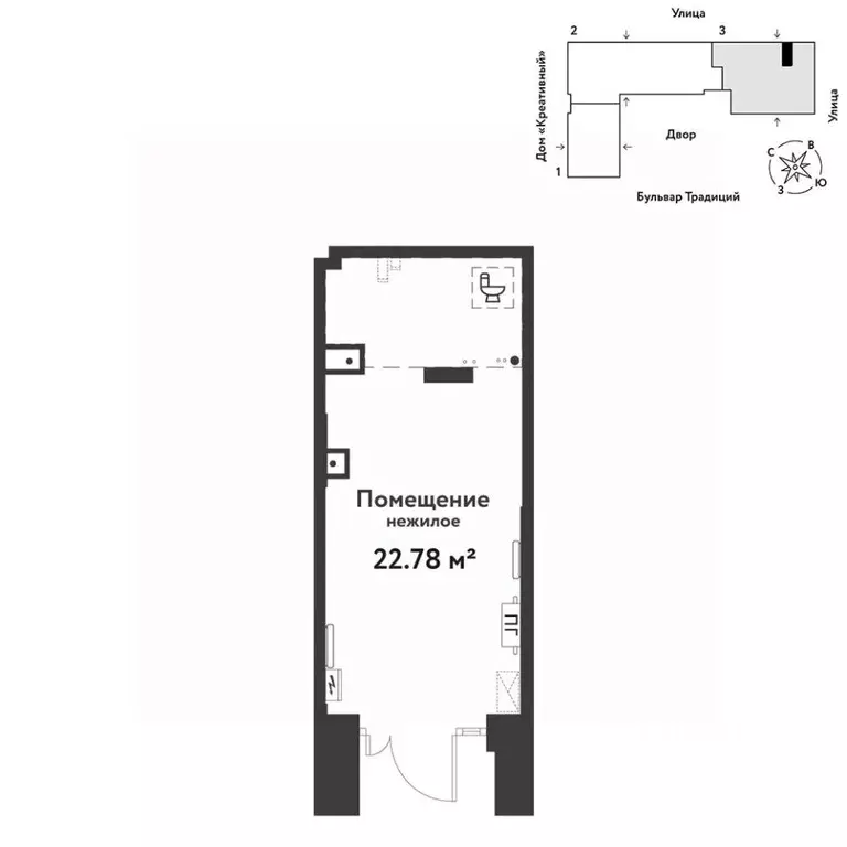 Торговая площадь в Тюменская область, Тюмень ул. Андрея Кореневского, ... - Фото 1