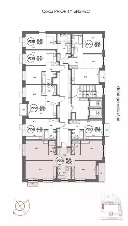 3-к кв. Иркутская область, Иркутск Макс жилой комплекс (100.0 м) - Фото 2