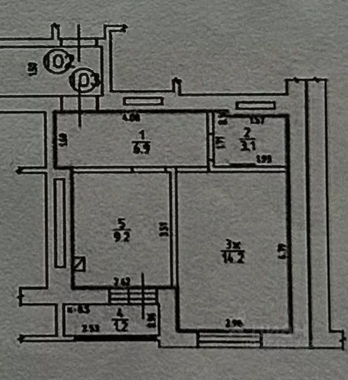1-к кв. Калининградская область, Калининград ул. Ульяны Громовой, 102 ... - Фото 2