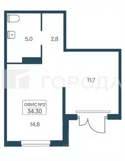 Офис в Новосибирская область, Новосибирск Кропоткинский жилмассив, ул. ... - Фото 2