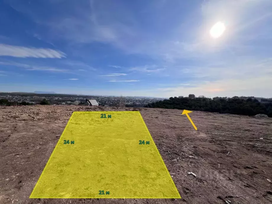 Участок в Крым, Симферопольский район, Трудовское с/пос, пос. Айкаван ... - Фото 2