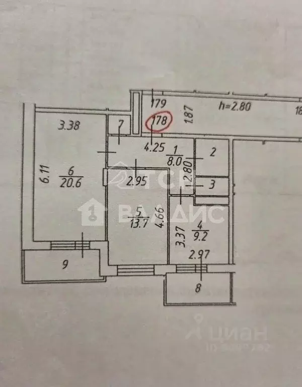 2-к кв. Московская область, Королев ул. Лермонтова, 10к1 (57.3 м) - Фото 1