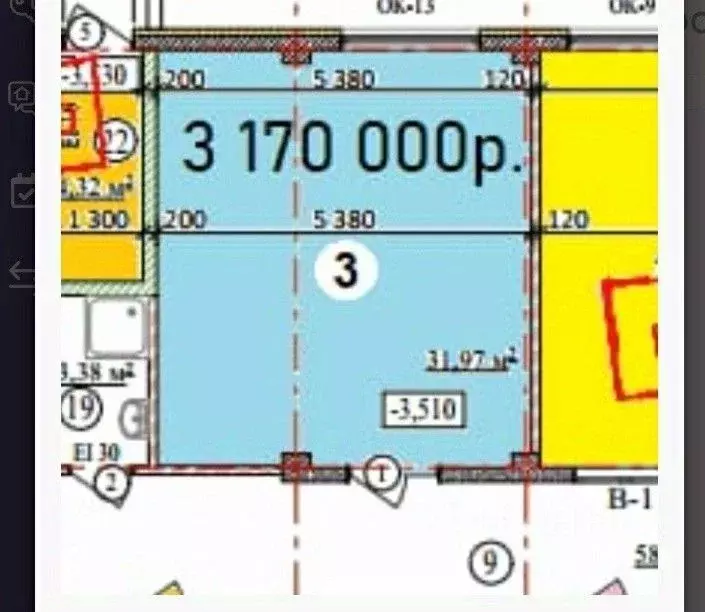 Студия Краснодарский край, Геленджик ул. Маршала Жукова, 2к1 (31.9 м) - Фото 1