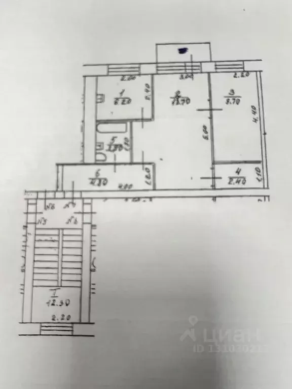 2-к кв. Нижегородская область, Кстово Магистральная ул., 18 (44.7 м) - Фото 2
