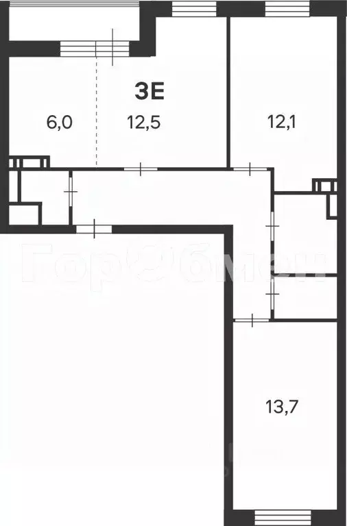 3-к кв. Москва Сосенское поселение, просп. Куприна, 38к1 (61.0 м) - Фото 1
