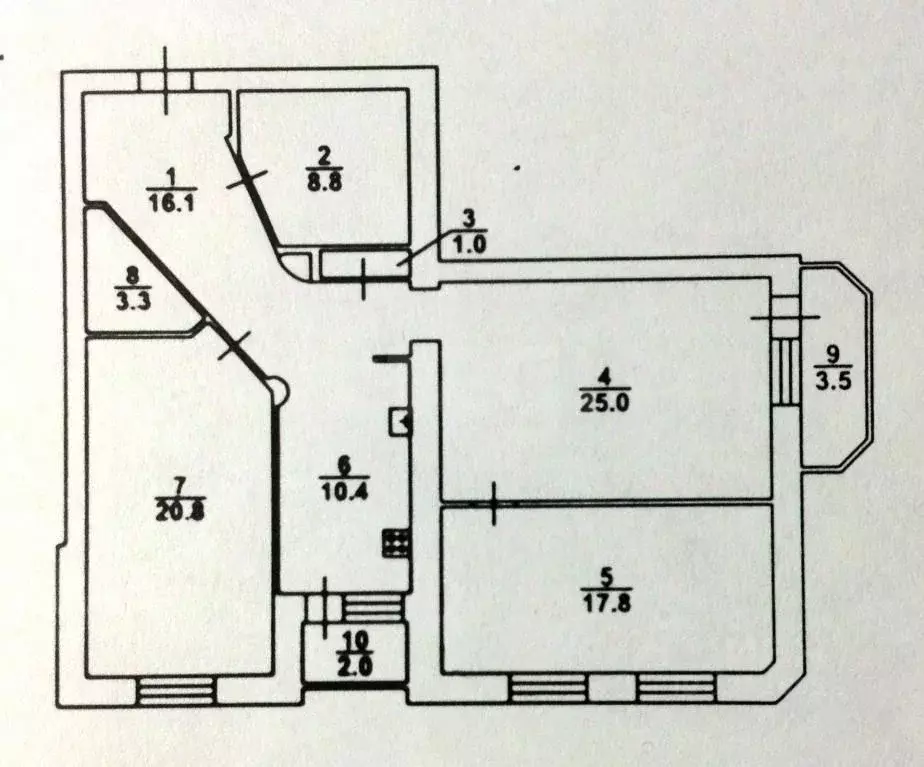 3-к кв. Саратовская область, Саратов Валовая ул., 61/67 (85.0 м) - Фото 1