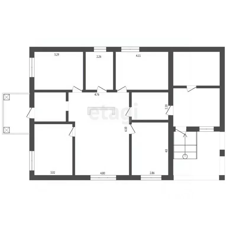 Дом в Татарстан, Альметьевск ул. Анаса Шакирзянова, 57 (120 м) - Фото 1