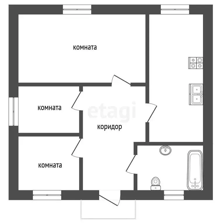 Дом, 64.2 м - Фото 1