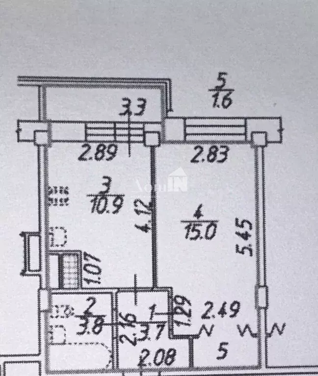 1-к кв. Санкт-Петербург Полевая Сабировская ул., 47к1 (35.0 м) - Фото 2