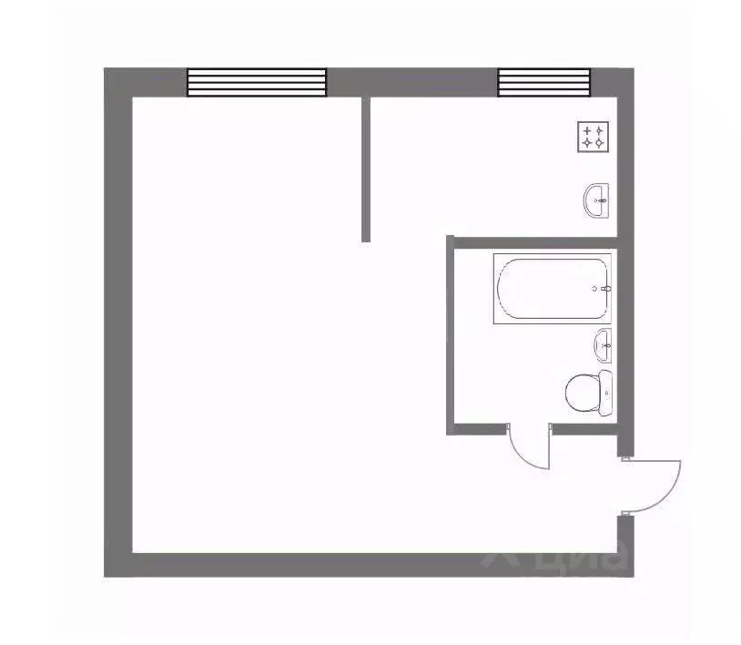 1-к кв. Челябинская область, Чебаркуль ул. Мира, 23 (30.3 м) - Фото 0