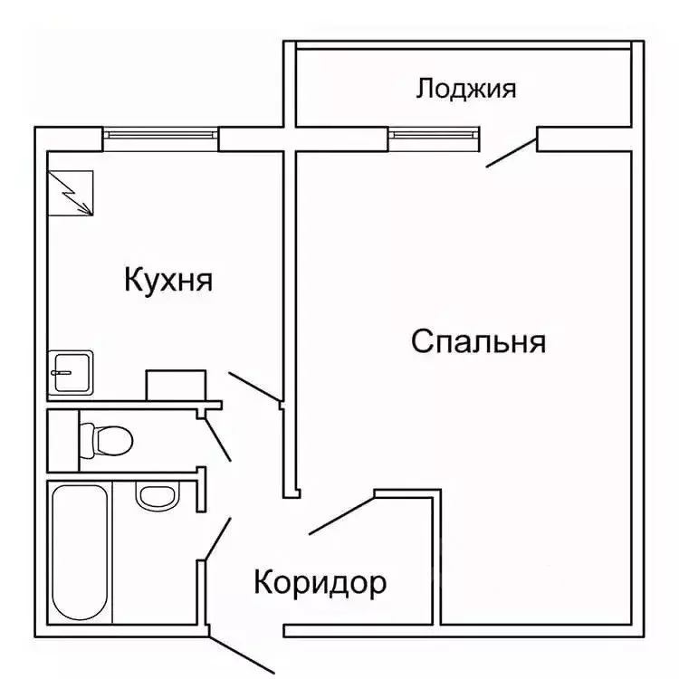 1-к кв. Крым, Саки ул. Строительная, 16 (21.2 м) - Фото 2