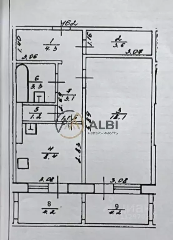 1-к кв. Башкортостан, Уфа Баязита Бикбая ул., 23/2 (45.0 м) - Фото 1
