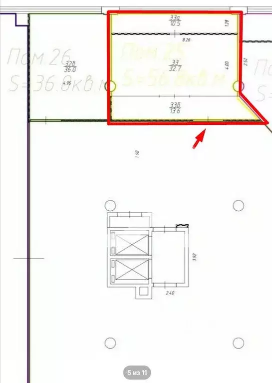 Торговая площадь в Москва Новокуркинское ш., 1 (57 м) - Фото 2