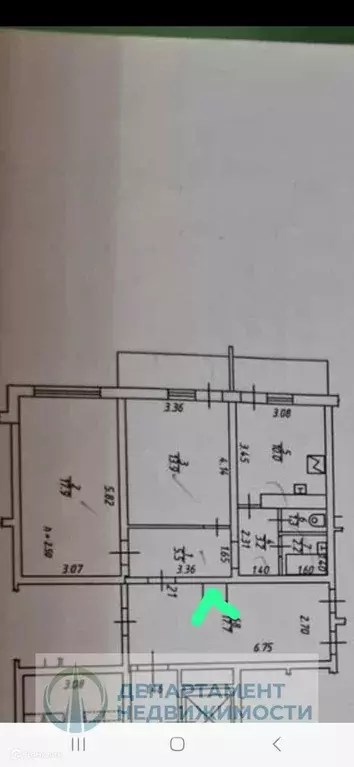 Продаётся 2-к квартира, 55 м - Фото 1