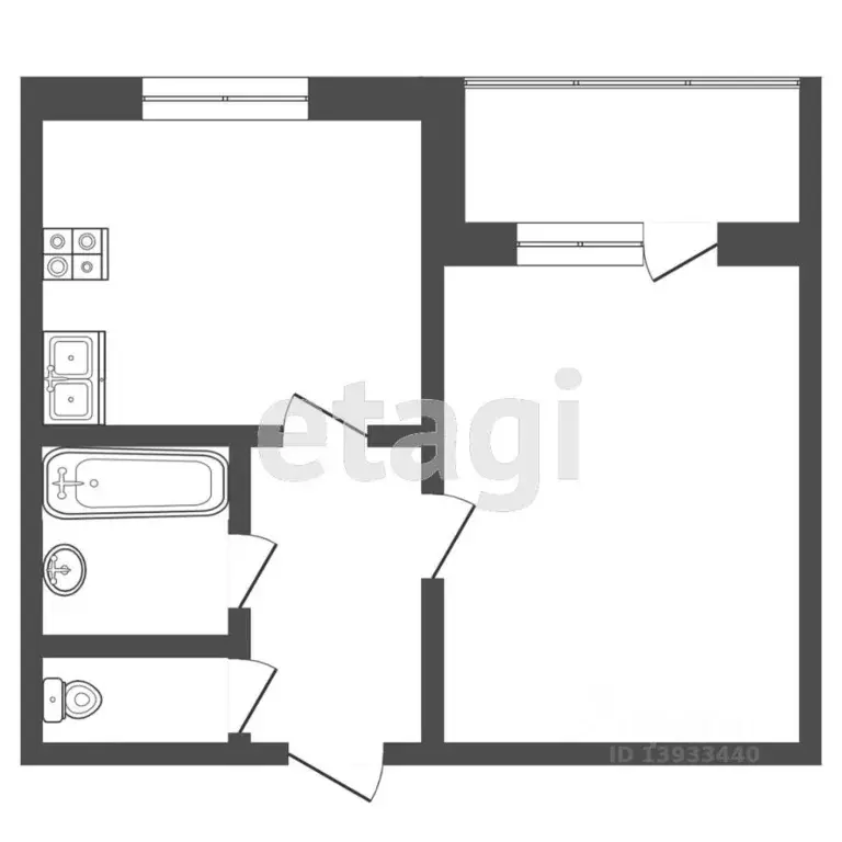 1-к кв. Тюменская область, Тюмень Войновка мкр, ул. Энергостроителей, ... - Фото 1