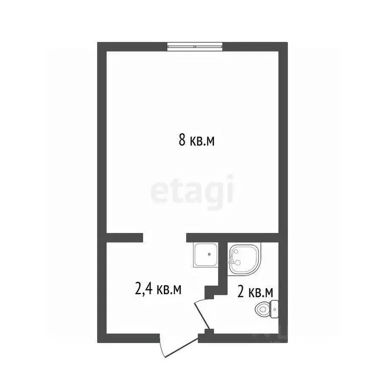 Студия Башкортостан, Стерлитамак просп. Ленина, 34 (12.4 м) - Фото 2