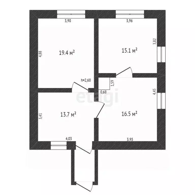 Дом в Амурская область, Благовещенск городской округ, с. Садовое ул. ... - Фото 2