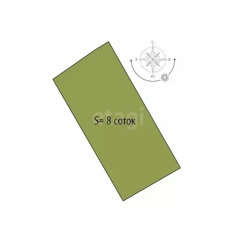 Участок в Новосибирская область, Колыванский район, д. Малый Оеш  (8.0 ... - Фото 2