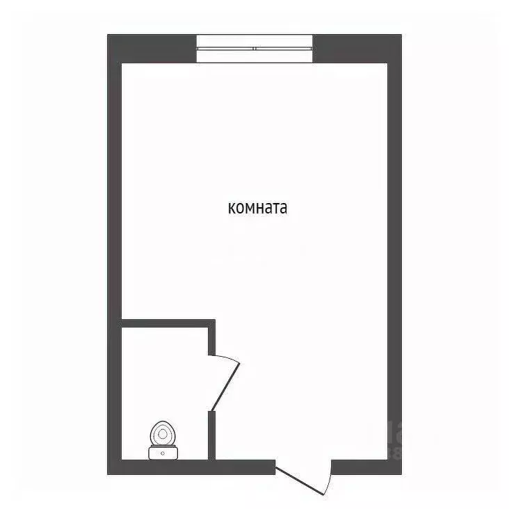 Студия Красноярский край, Красноярск ул. 52-й Квартал, 2 (18.8 м) - Фото 1