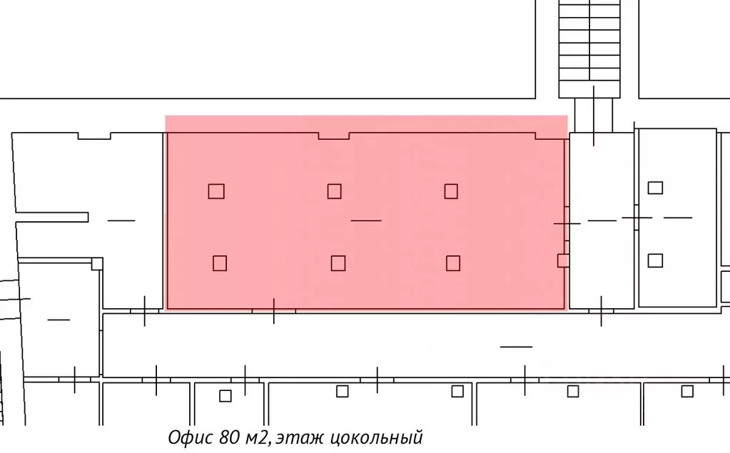 Офис в Санкт-Петербург Звенигородская ул., 9-11 (80 м) - Фото 1