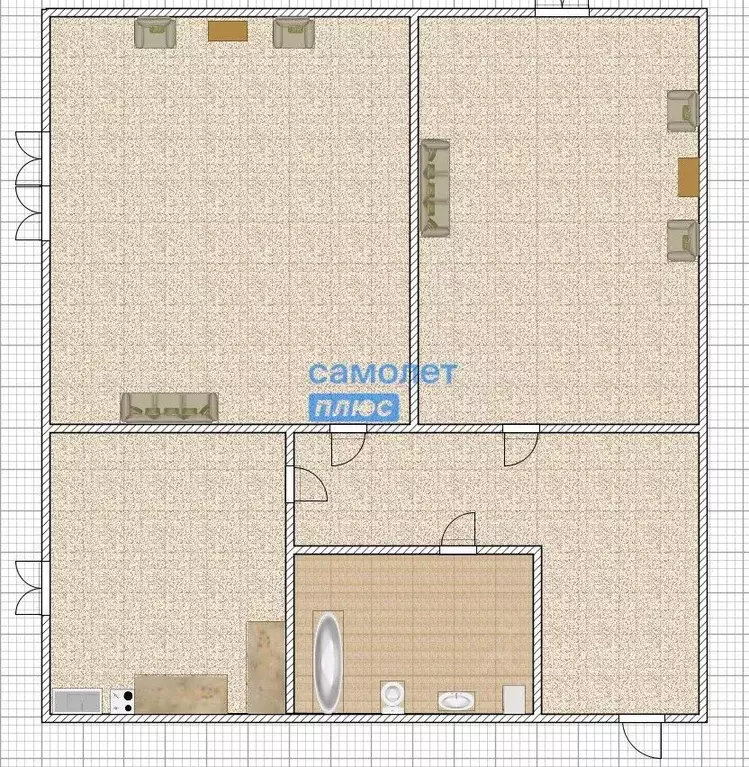 2-к кв. Алтайский край, Бийск ул. Пригородная, 45 (39.1 м) - Фото 1