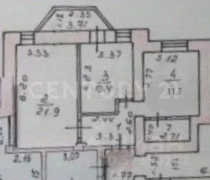 2-к кв. Липецкая область, Липецк ул. Валентины Терешковой, 13Б (61.0 ... - Фото 2