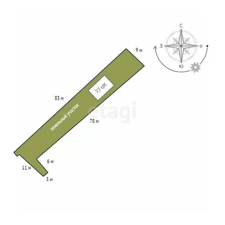 Дом в Красноярский край, Красноярск Сад № 1 Завода Телевизоров СНТ, 58 ... - Фото 2