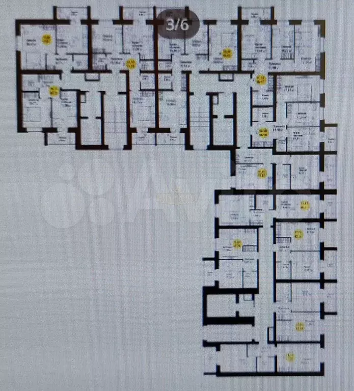 3-к. квартира, 88,3 м, 1/9 эт. - Фото 1