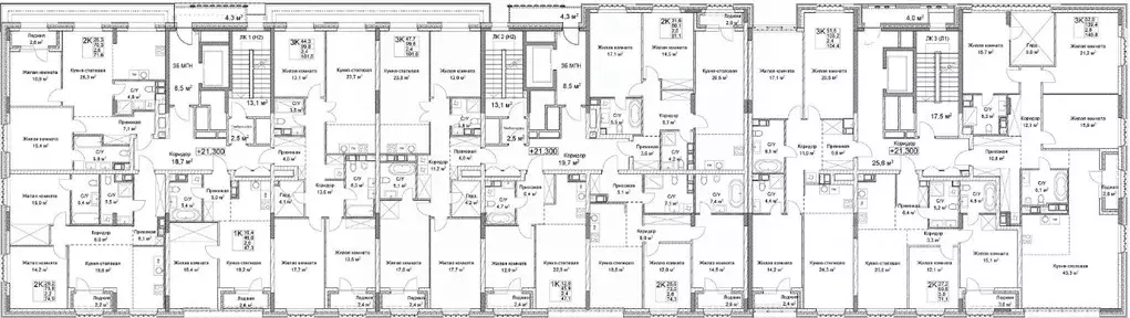 3-к кв. Нижегородская область, Нижний Новгород ул. Максима Горького, ... - Фото 2