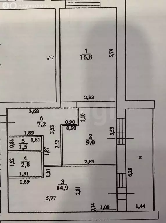 2-комнатная квартира: Ульяновск, проспект Столыпина, 5 (52.2 м) - Фото 1