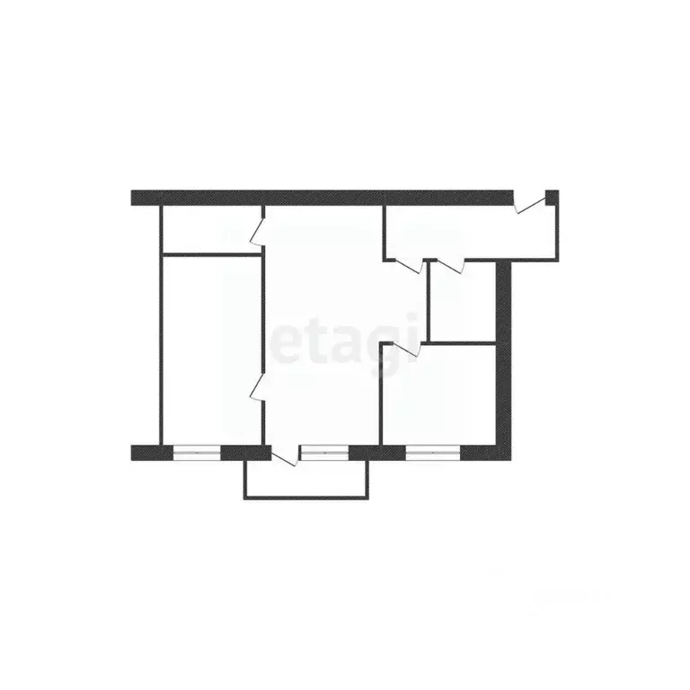 2-к кв. Белгородская область, Белгород просп. Богдана Хмельницкого, 38 ... - Фото 2
