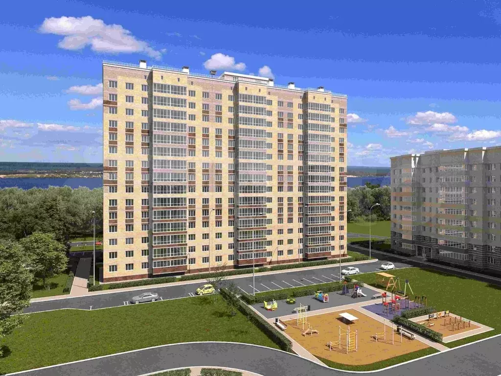3-к. квартира, 82.2 м, 1/15 эт. - Фото 1