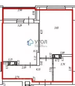 1-к кв. Самарская область, Самара Южное ш., 11 (35.3 м) - Фото 2