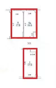 Офис, 3 комнаты с мебелью, 10 мин от метро, 52 м - Фото 0