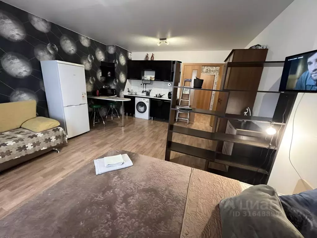 Студия Красноярский край, Красноярск ул. Алексеева, 3 (32.0 м) - Фото 1