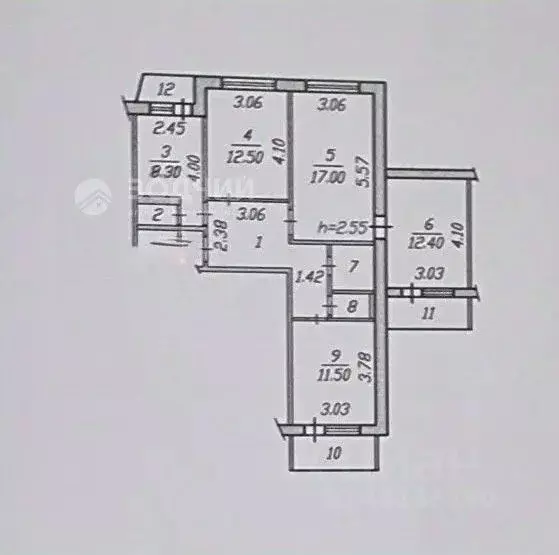 4-к кв. Чувашия, Чебоксары Гражданская ул., 131 (87.0 м) - Фото 2
