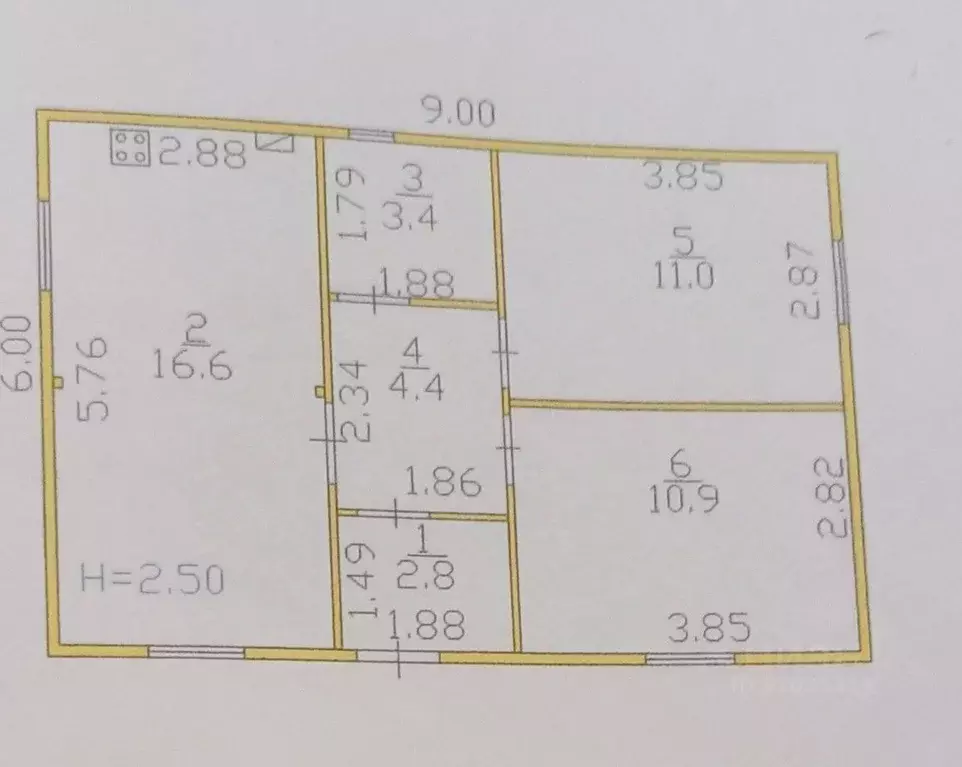 Дом в Краснодарский край, Ейск Садовод СНТ,  (49 м) - Фото 2