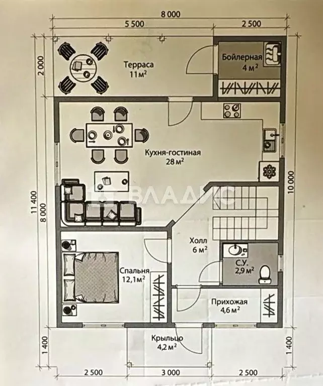 Дом в Московская область, Можайский муниципальный округ, Бородинские ... - Фото 2