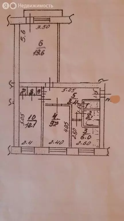 3-комнатная квартира: Елец, Транспортная улица, 1Б (60 м) - Фото 0