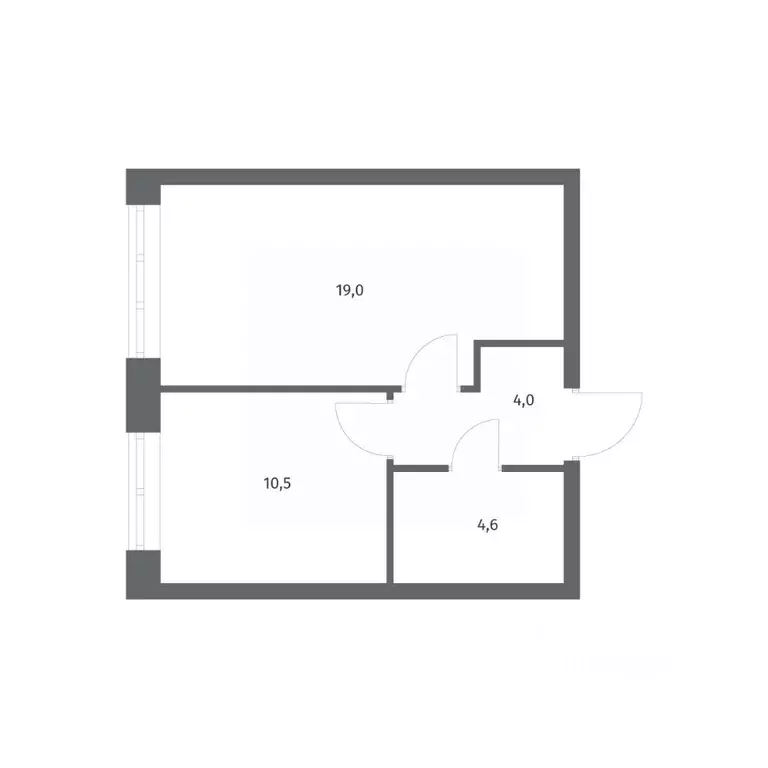 1-к кв. Ленинградская область, Ломоносовский район, Аннинское ... - Фото 1