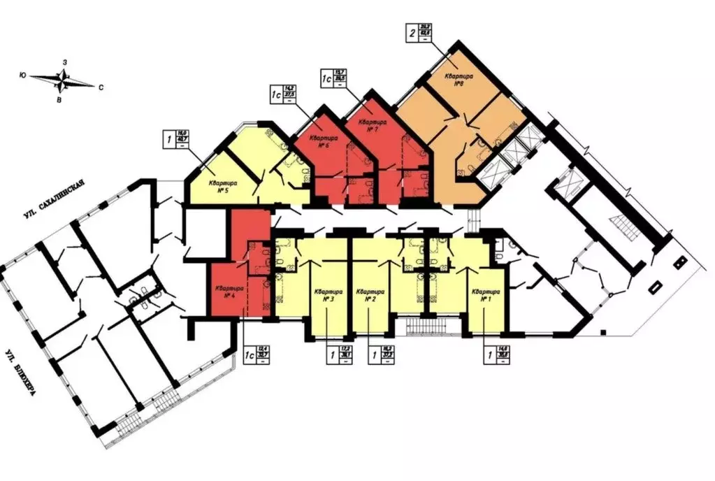 1-к кв. Свердловская область, Екатеринбург ул. Блюхера, 89 (39.1 м) - Фото 1